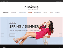 Tablet Screenshot of nila-nila.com